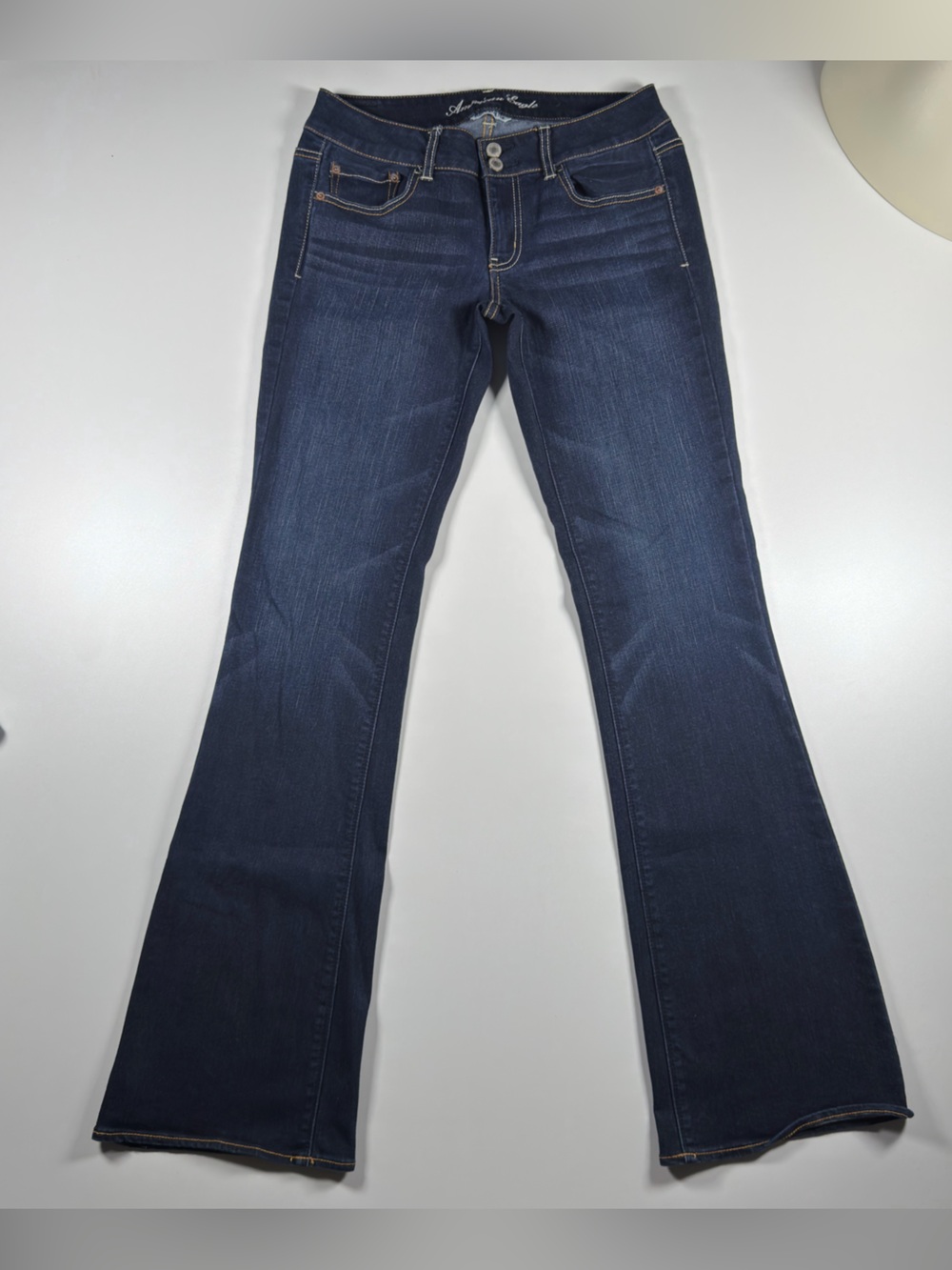 American Eagle Artist Super Stretch Bootcut Jeans Long Dark Wash Women’s Size 8